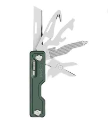 NexTool NE20098 10-in-1 multi-tool knife, green