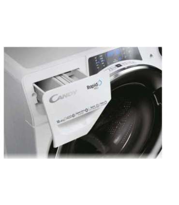 Candy Washing Machine with Dryer RPW41066BWMBC-S Energy efficiency class D Front loading Washing capacity 10