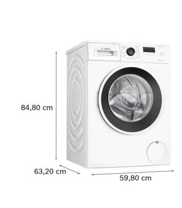 Bosch Washing Machine WGE0240ASN Energy efficiency class A Front loading Washing capacity 7 kg 1400 RPM |