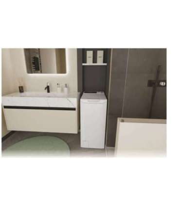 Candy Washing Machine TCA264TM5-S Energy efficiency class A Top loading Washing capacity 6 kg 1200 RPM Depth