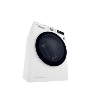 LG Dryer Machine RH80V3AV6N Energy efficiency class D Front loading 8 kg LED Depth 69 cm Wi-Fi White
