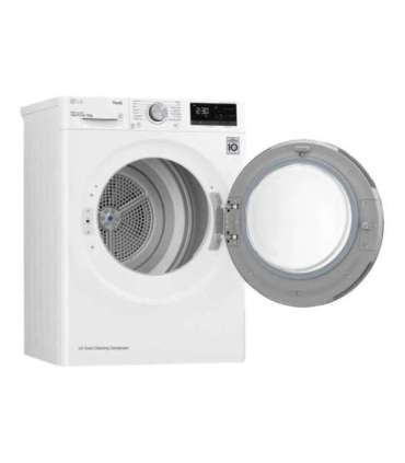 LG Dryer Machine RH80V3AV6N Energy efficiency class D Front loading 8 kg LED Depth 69 cm Wi-Fi White