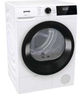 Gorenje Dryer Machine DHNE82 Energy efficiency class Class D Front loading 8 kg LED Depth 55 cm White