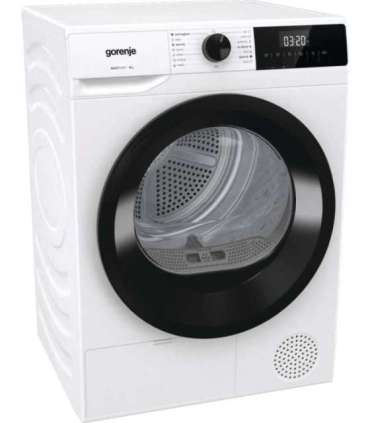 Gorenje Dryer Machine DHNE82 Energy efficiency class Class D Front loading 8 kg LED Depth 55 cm White