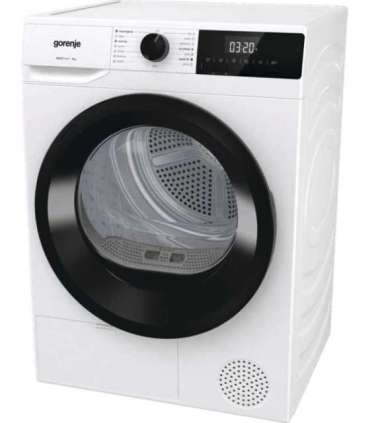Gorenje Dryer Machine DHNE82 Energy efficiency class Class D Front loading 8 kg LED Depth 55 cm White