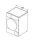 Bosch Dryer Machine with Heat Pump WQG245DXSN Energy efficiency class Class C Front loading 9 kg Condensation