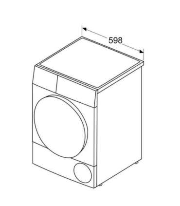 Bosch Dryer Machine with Heat Pump WQG245DXSN Energy efficiency class Class C Front loading 9 kg Condensation