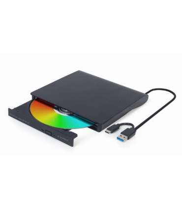 Gembird External USB DVD Drive DVD-USB-031 Interface USB Type-C (m), USB 3.1 Gen. 1 DVD±R/RW / CD±R/RW CD read