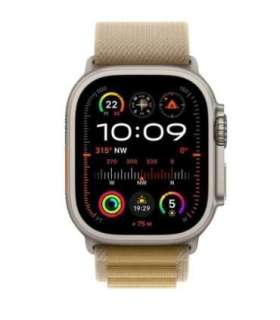 Apple Smart watch GPS (satellite) Always-On Retina display 49mm Natural Titanium