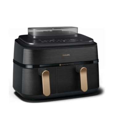 Philips Dual Steam Air Fryer NA552/00 5000 Series Power 2750 W Capacity 9 L RapidAir Plus Black
