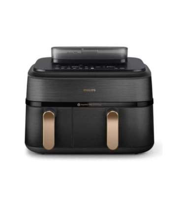 Philips Dual Steam Air Fryer NA552/00 5000 Series Power 2750 W Capacity 9 L RapidAir Plus Black