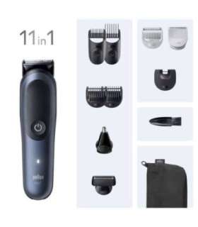 Braun 11in1 Grooming Kit All-in-One Series 7 AIO7540 Cordless Number of length steps 14 Black/Blue