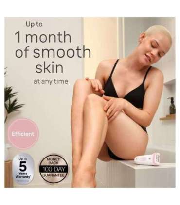 Braun Epilator Silk-épil Series 7 7-060 Operating time (max) 40 min Number of power levels 1 Wet & Dry |