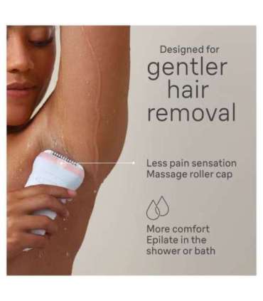 Braun Epilator Silk-épil Series 7 7-060 Operating time (max) 40 min Number of power levels 1 Wet & Dry |