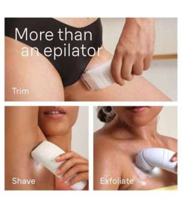 Braun Epilator Silk-épil Series 7 7-060 Operating time (max) 40 min Number of power levels 1 Wet & Dry |