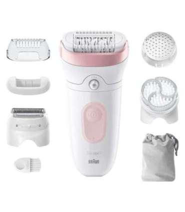 Braun Epilator Silk-épil Series 7 7-060 Operating time (max) 40 min Number of power levels 1 Wet & Dry |