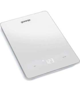 Gorenje KT10LBW White Countertop Rectangle Electronic kitchen scale