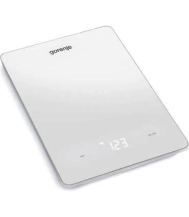 Gorenje KT10LBW White Countertop Rectangle Electronic kitchen scale
