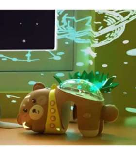 WOOPIE BABY Projektor Gwiazd Rzutnik Lampka Nocna dla Dzieci Miś