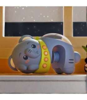 WOOPIE BABY Projektor Gwiazd Rzutnik Lampka Nocna dla Dzieci Słonik