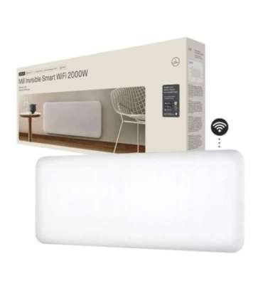 Mill Invisible Smart WiFi Heater PA2000WIFI4 Panel Heater 2000 W Suitable for rooms up to 24-28 m² White |