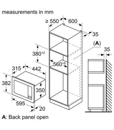 Microwave oven BOSCH BFL623MB4