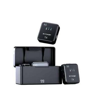 Wireless Microphone BlitzWolf, BW-SX63, 1000mAh (black)