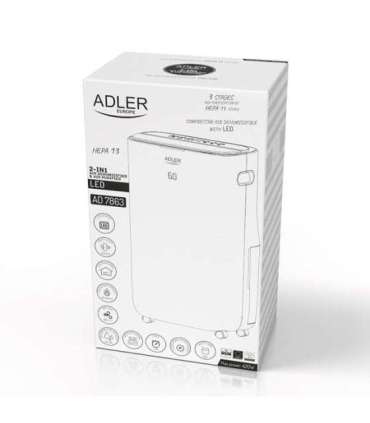 Adler AD 7863 Air dehumidifier and purifier 2 in 1 LED (compressor)