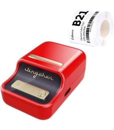 Niimbot B21S Label Printer Red