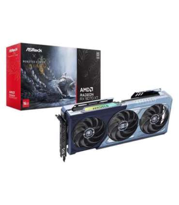 Asrock Radeon RX 9070 XT Monster Hunter Wilds Edition AMD 16 GB GDDR6