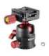 Neewer metal ball head for tripod 28MM Red