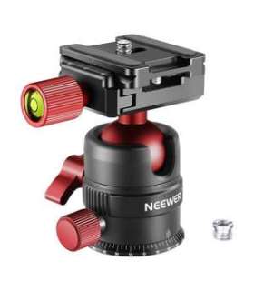 Neewer metal ball head for tripod 28MM Red