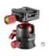 Neewer metal ball head for tripod 28MM Red