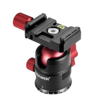 Neewer metal ball head for tripod 28MM Red