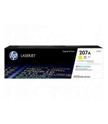 HP 207A Yellow Laser Toner Cartridge, 1250 pages, for HP Color LaserJet Pro M255, M282, M283