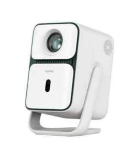Wanbo Projektor T2 Ultra Portable Full HD 1080P, Android TV 11 with 120 degree Gimbal Mount, White EU