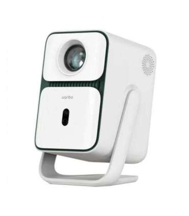 Wanbo Projektor T2 Ultra Portable Full HD 1080P, Android TV 11 with 120 degree Gimbal Mount, White EU