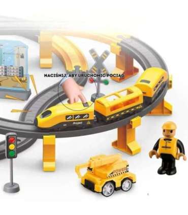 WOOPIE Kolejka Elektryczna Pendolino Zestaw 92el.