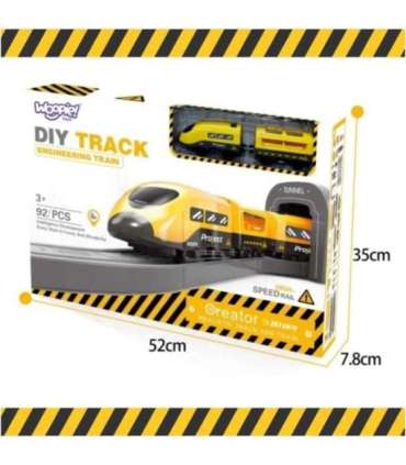 WOOPIE Kolejka Elektryczna Pendolino Zestaw 92el.