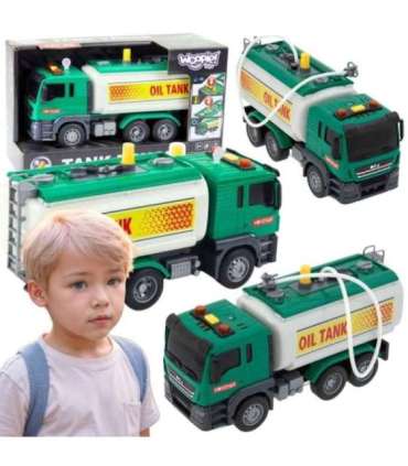 WOOPIE Ciężarówka Cysterna Na Wodę Dźwięk Światła 1:14
