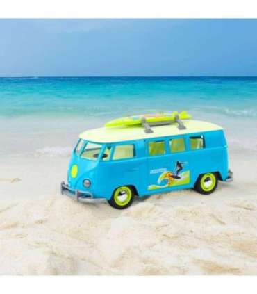 WOOPIE Samochód Bus Surfing Klasyczny Niebieski Ze Światłem I Dźwiękiem Model