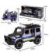 WOOPIE Zestaw Samochód Terenowy Policyjny z Przyczepą na Motocykl