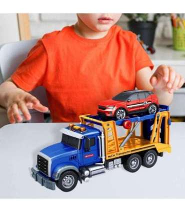 WOOPIE Laweta Ciężarówka Transporter Z Autkiem Światło Dźwięk