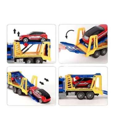 WOOPIE Laweta Ciężarówka Transporter Z Autkiem Światło Dźwięk