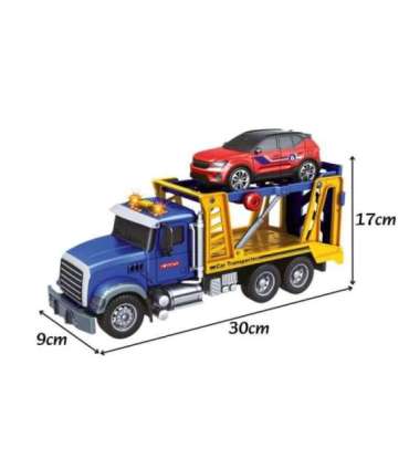 WOOPIE Laweta Ciężarówka Transporter Z Autkiem Światło Dźwięk