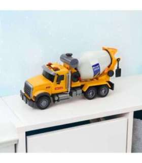 WOOPIE Ciężarówka Betoniarka Obrotowy Bęben Światła Dźwięki Żółta