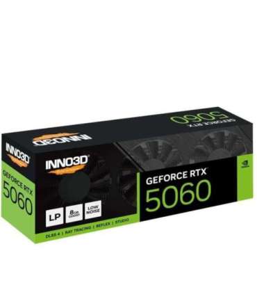 INNO3D N5060L-08D7-17941616 GeForce RTX 5060 X3LP, 8GB GDDR7, 128-bit, 2497 Mhz, 28Gbps