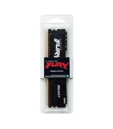 Kingston KF432C16BB/32 FURY Beast DIMM, 1x 32GB, DDR4, 3200 Mhz, CL16, Black, 288-pin