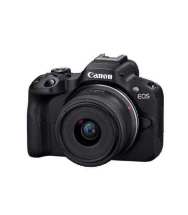 Canon EOS R50, Schwarz + RF-S RFS 18-45mm 1845mm (5811C013)