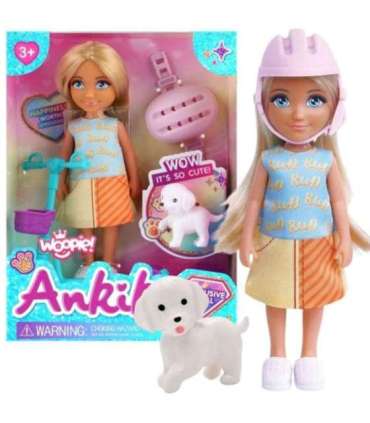 WOOPIE ROYAL Laleczka z Pieskiem i Hulajnogą